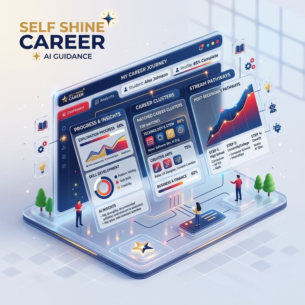 Career platform visual